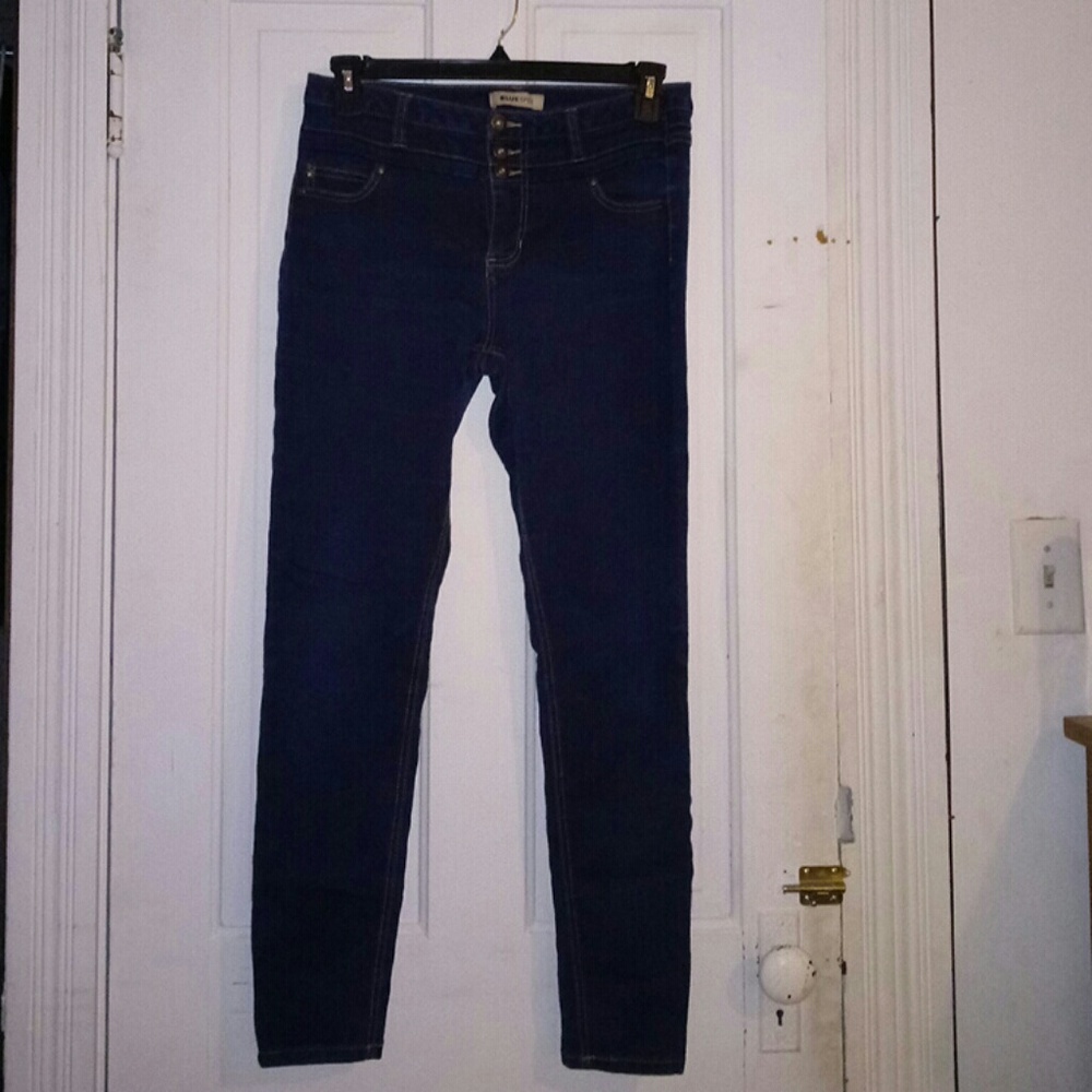Blue Spice 3 button jeans